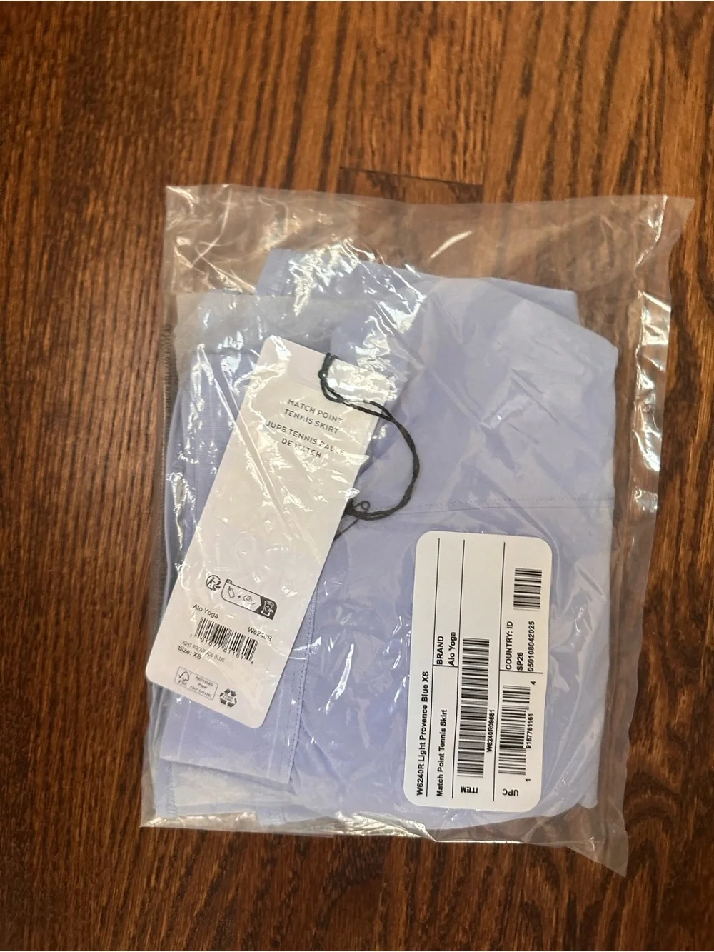 NWT Alo Light Province Blue Match Point Tennis Skirt💙